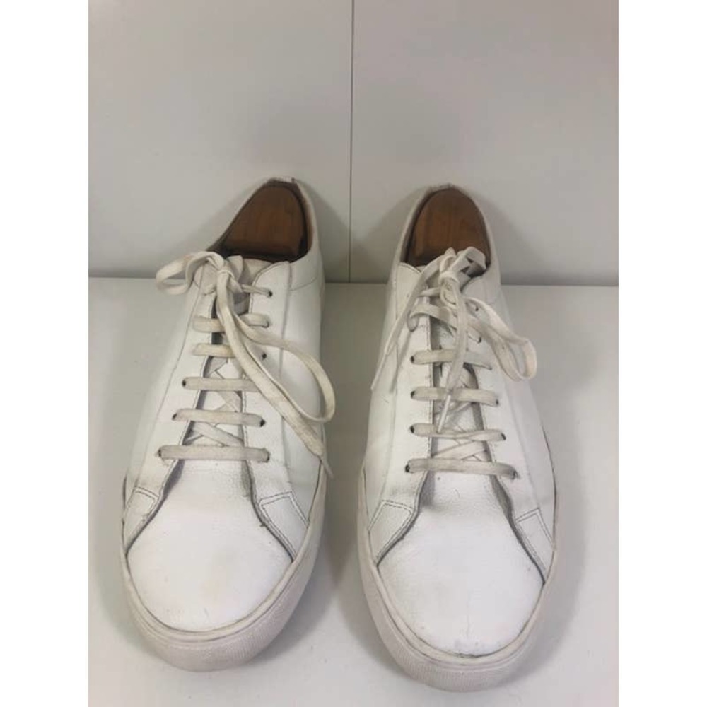 TCG Kennedy Low Top Premium All Leather Lace Up Sneaker Shoes Men's US 13